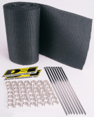dei010083 8-cylindrar Speed-sleeves Svart Avgasbandage-kit DEI (2)