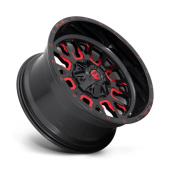 wlp-D61217909850 Fuel 1PC Stroke 17X9 ET1 6X135/139.7 106.10 Gloss Black Red Tinted Clear (2)