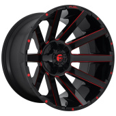 wlp-D64320001847 Fuel 1PC Contra 20X10 ET-18 8X180 124.20 Gloss Black Red Tinted Clear (1)