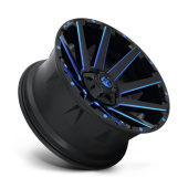 wlp-D64418909850 Fuel 1PC Contra 18X9 ET1 6X135/139.7 106.10 Gloss Black Blue Tinted Clear (2)