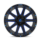 wlp-D64418909850 Fuel 1PC Contra 18X9 ET1 6X135/139.7 106.10 Gloss Black Blue Tinted Clear (3)