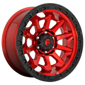 wlp-D69517905645 Fuel 1PC Covert 17X9 ET-12 5X150 110.10 Candy Red Black Bead Ring (1)